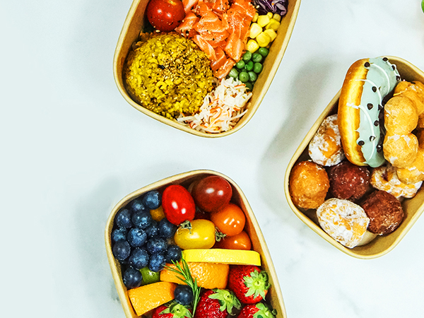 종이 식품 용기